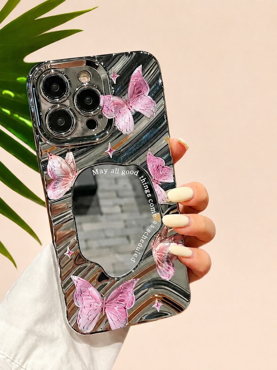 Luxury Mirror Butterfly Phone Case for iPhone